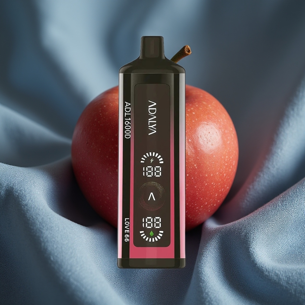 Adalya ADL 16000 PRO Puffs Disposable Vape Aşk 66 Çok Renkli Dijital Ekran USB-C