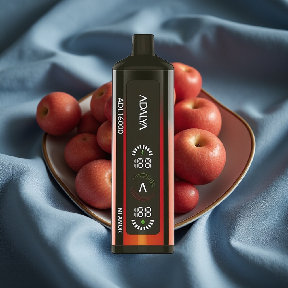 Adalya ADL 16000 PRO Puffs Disposable Vape Mi Amor Aşkım Üç Renk Gradyan Akıllı Mesh Coil USB-C