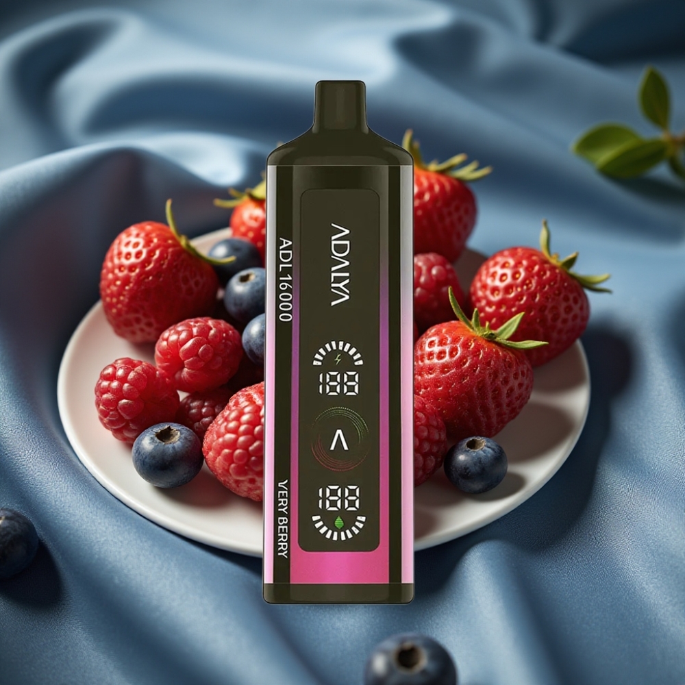 Adalya ADL 16000 PRO Puffs Çok Renkli Gradyan Parlak Çilek Aromalı Disposable Vape