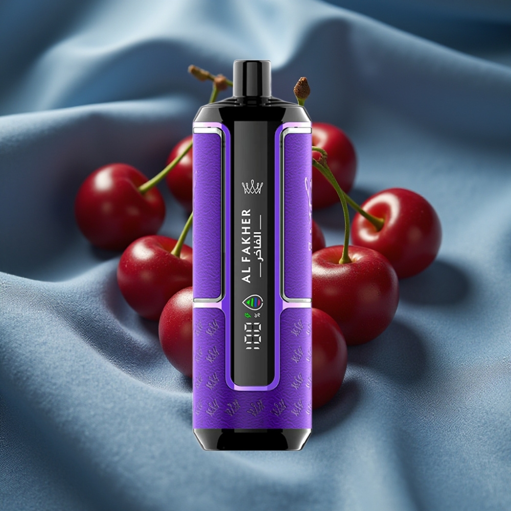 Al Fakher Crown Bar 15K Hypermax 22ml 600mAh Type-C Kiraz Fiesta Disposable Vape Kit