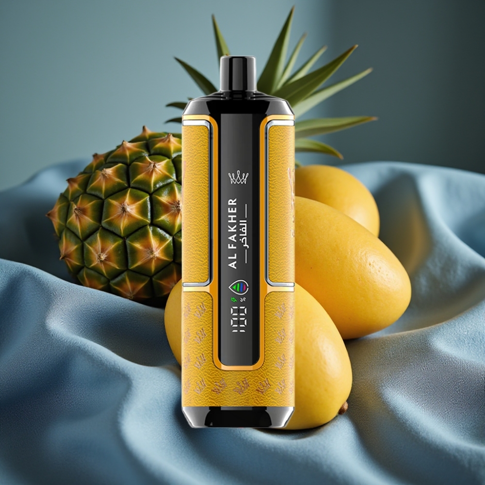 Al Fakher Crown Bar 15K Hypermax 22ml 600mAh Type-C Mango Ananaslı Disposable Vape Kit