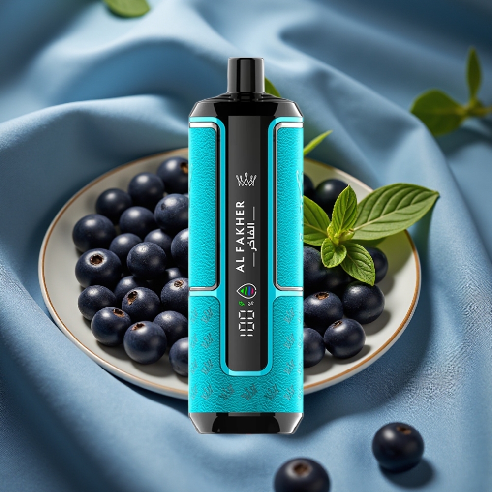 Al Fakher Crown Bar 15K Hypermax 22ml 600mAh Type-C Port DTL Siyah Frenk Üzümü Nanesi