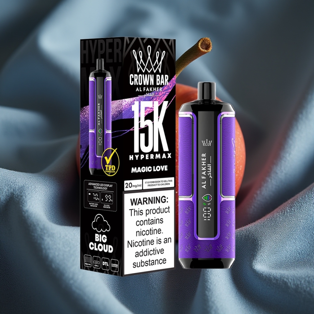 Al Fakher Crown Bar 15K Hypermax 22ml 600mAh Type-C Sihirli Aşk