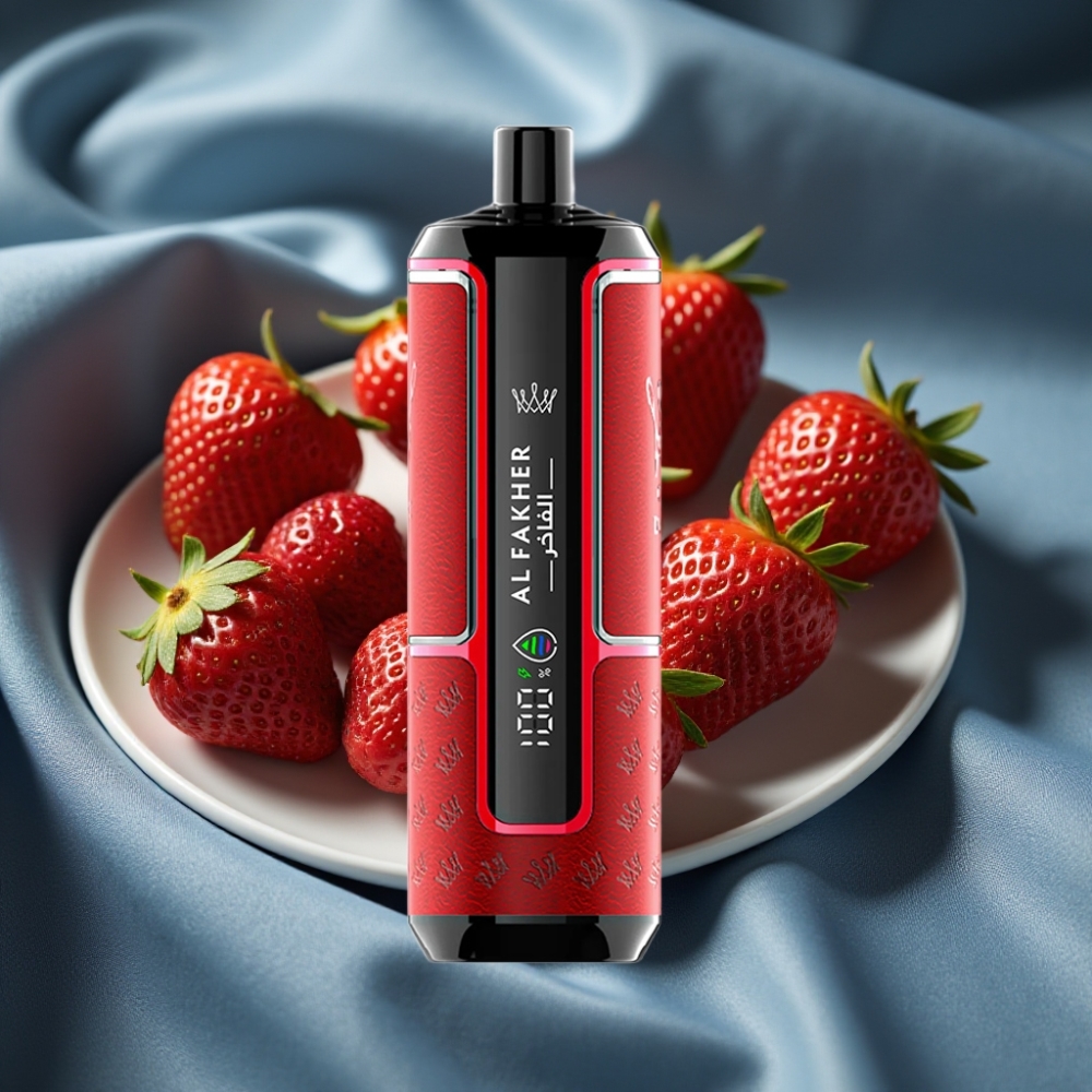 Al Fakher Crown Bar 15K Hypermax 22ml 600mAh Çilekli Punch DTL 6mg/ml