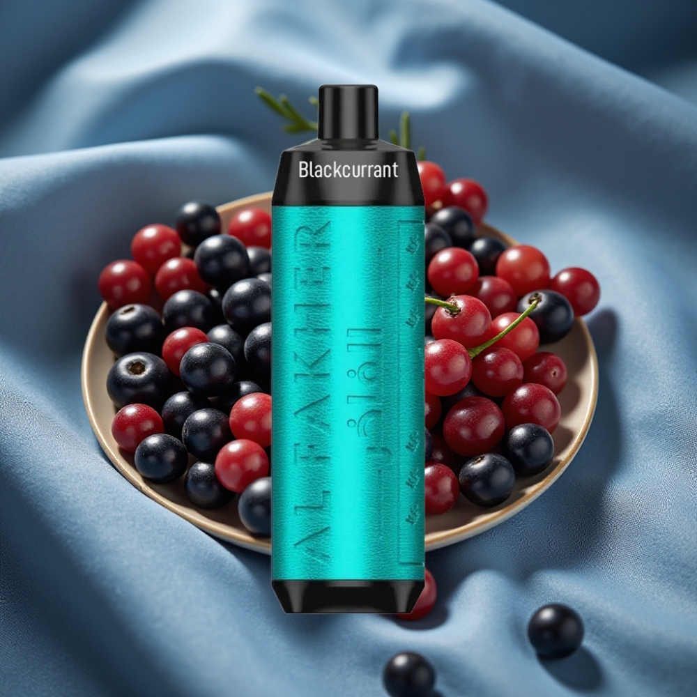 Al Fakher Crown Bar 8000 Crystal 18ml 5mg Siyah Frenküzümü Buz Disposable Vape