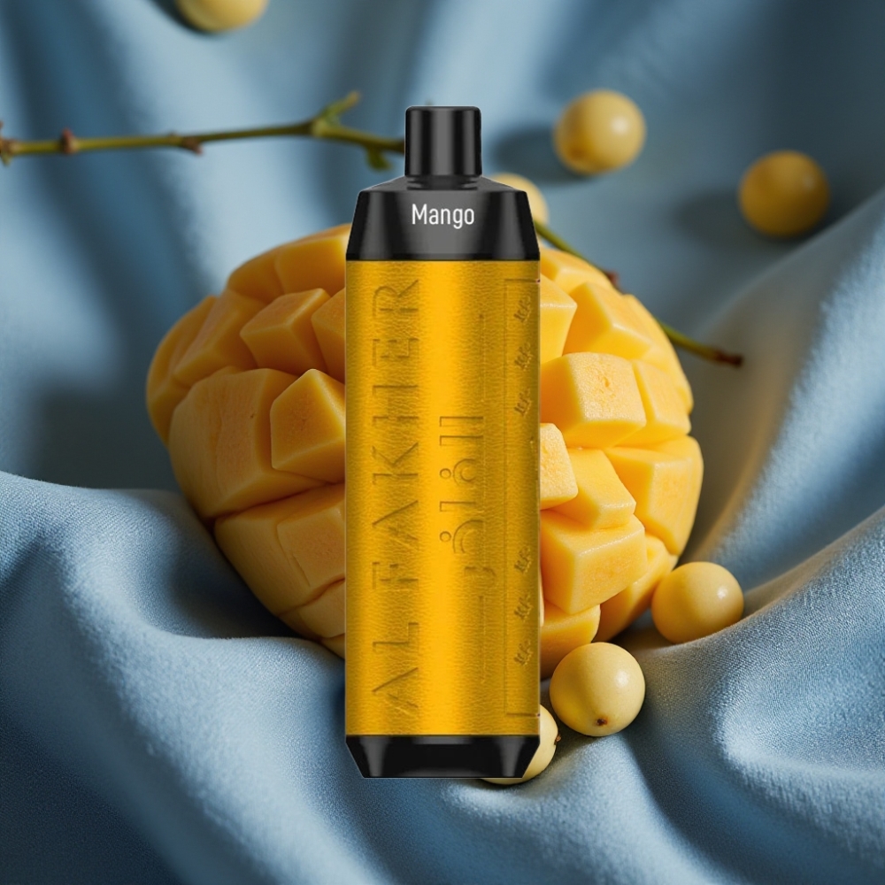 Al Fakher Crown Bar 8000 Crystal Şarj Edilebilir 18ml Mango Buz Aromalı Disposable Vape