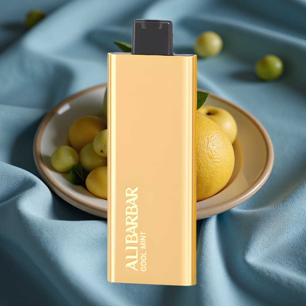 Alibarbar Pandora 7000 Puff Tek Kullanımlık Vape Serin Nane 17 ml Boyut 117×40×12 mm