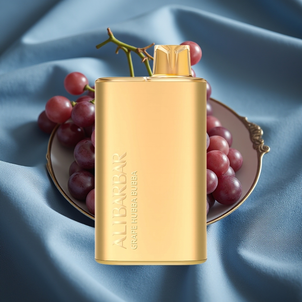 Alibarbar Rich 8000 Puff 20ml 2000mAh Üzüm Hubba Bubba Tek Kullanımlık Vape