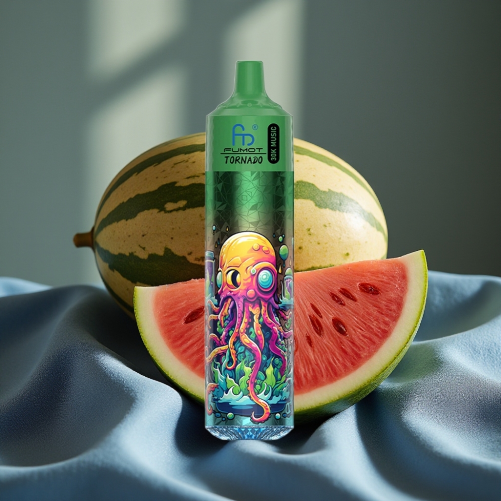 Fumot RandM Tornado 30000 Puff 30mL 2%/5% 1.0 Ohm 600mAh LED Karpuz Kavun