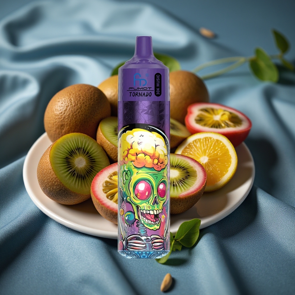 Fumot RandM Tornado 30000 Puff 30mL %2/%5 Nikotin 1.0 Ohm Mesh Pil Kivi Çarkıfelek Guava