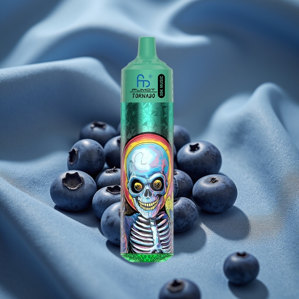 Fumot RandM Tornado 30000 Puff 30mL 5% Nikotin 1.0 Ohm Mesh Pil Mavi Böğürtlen Buz