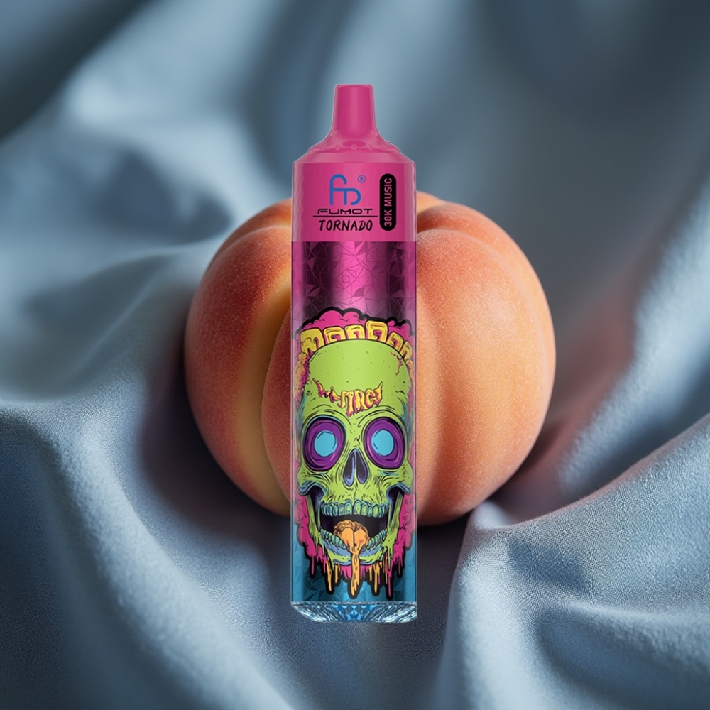 Fumot RandM Tornado 30000 Puff 30mL Şeftali Buz 600mAh LED Ekran
