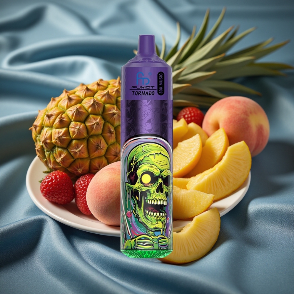 Fumot RandM Tornado 30000 Puff 30mL Şeftali Mango Ananas LED Ekran