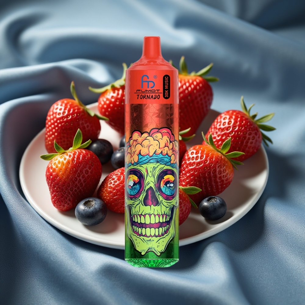 Fumot RandM Tornado 30000 Puff 30mL Çilek Berry Buz 600mAh LED Ekran