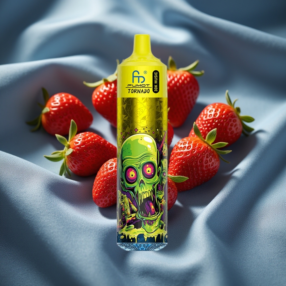 Fumot Randm Tornado 30000 Puffs 30mL 5% Çilek Buz LED Ekran