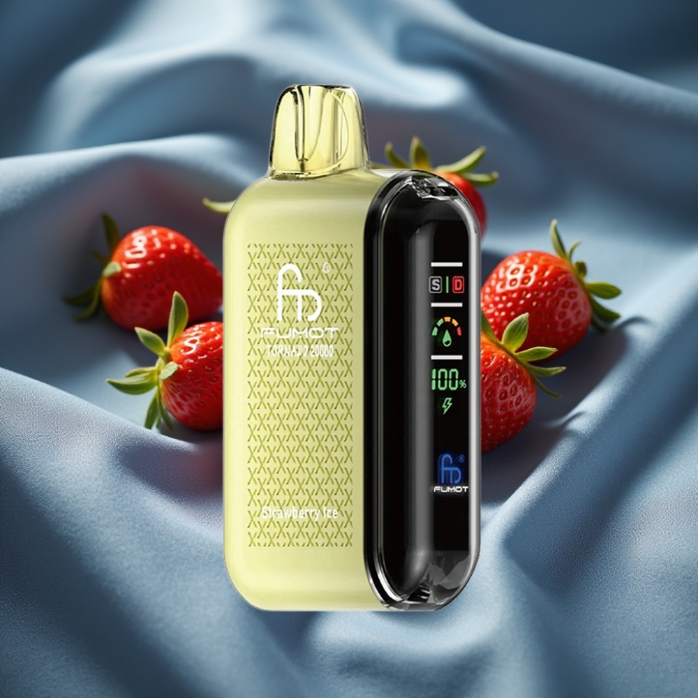 Fumot Tornado 20000 Puff Dual Mesh Coil 20ml 850mAh Çilek Buz