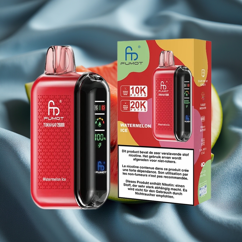 Fumot Tornado 20000 Puff Dual Mesh Coil 20ml Karpuz Buz
