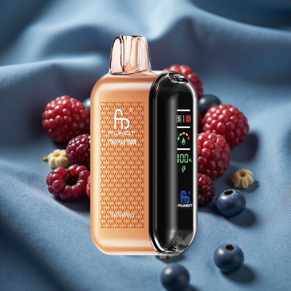 Fumot Tornado 20000 Puff Çift Mesh Bobinli 20ml Yaban Mersini