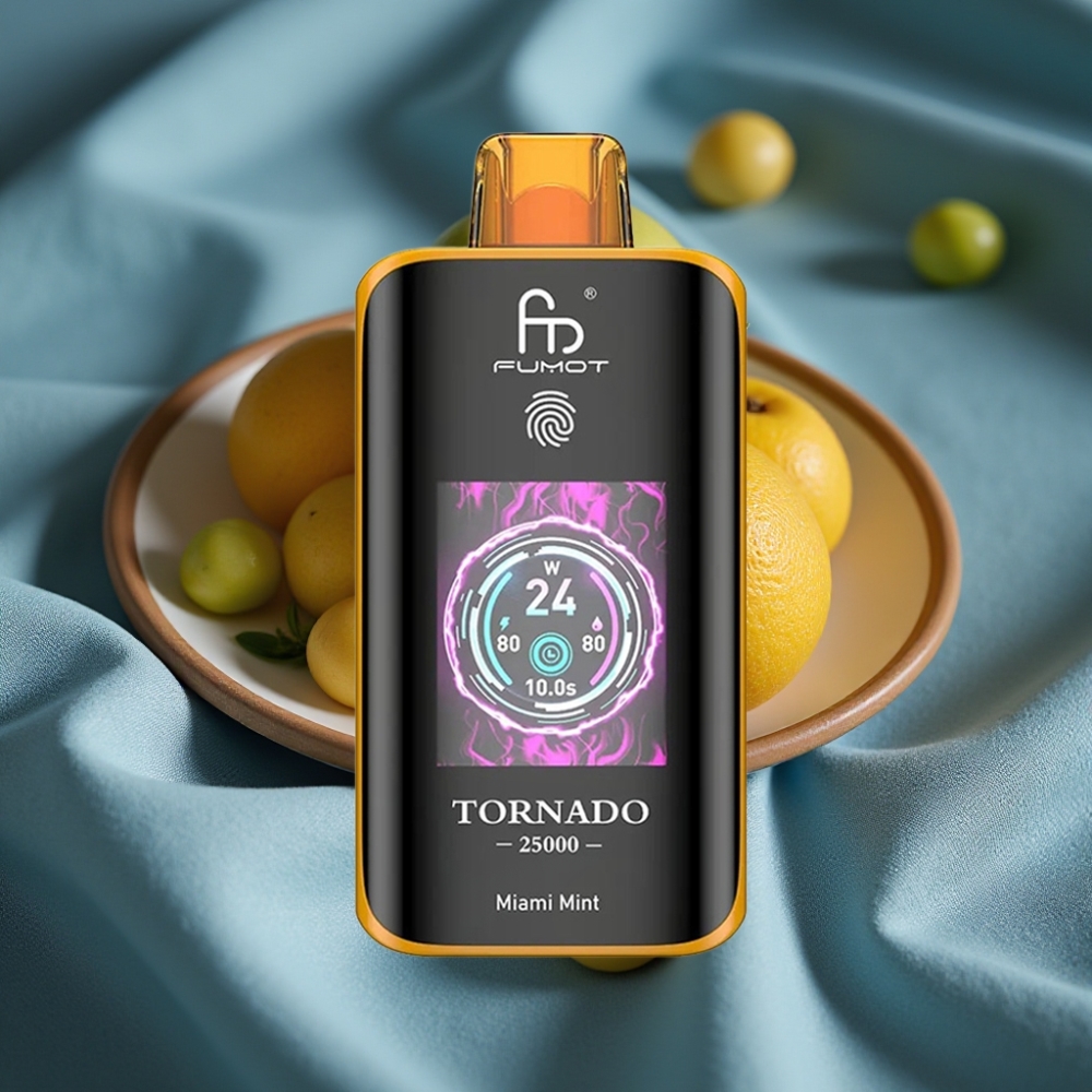 Fumot Tornado 25000 Puf HD Ekran 700mAh Şarj Edilebilir Miami Nanesi