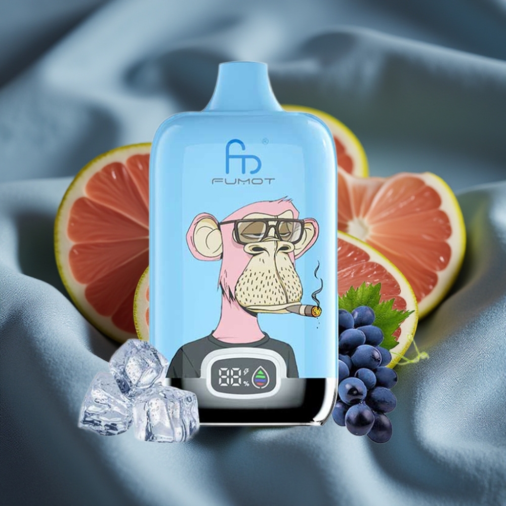 Fumot Tornado Digital Box 12000 Puff 20ml E-Sıvı 550mAh Şarjlı Pembe Limonata