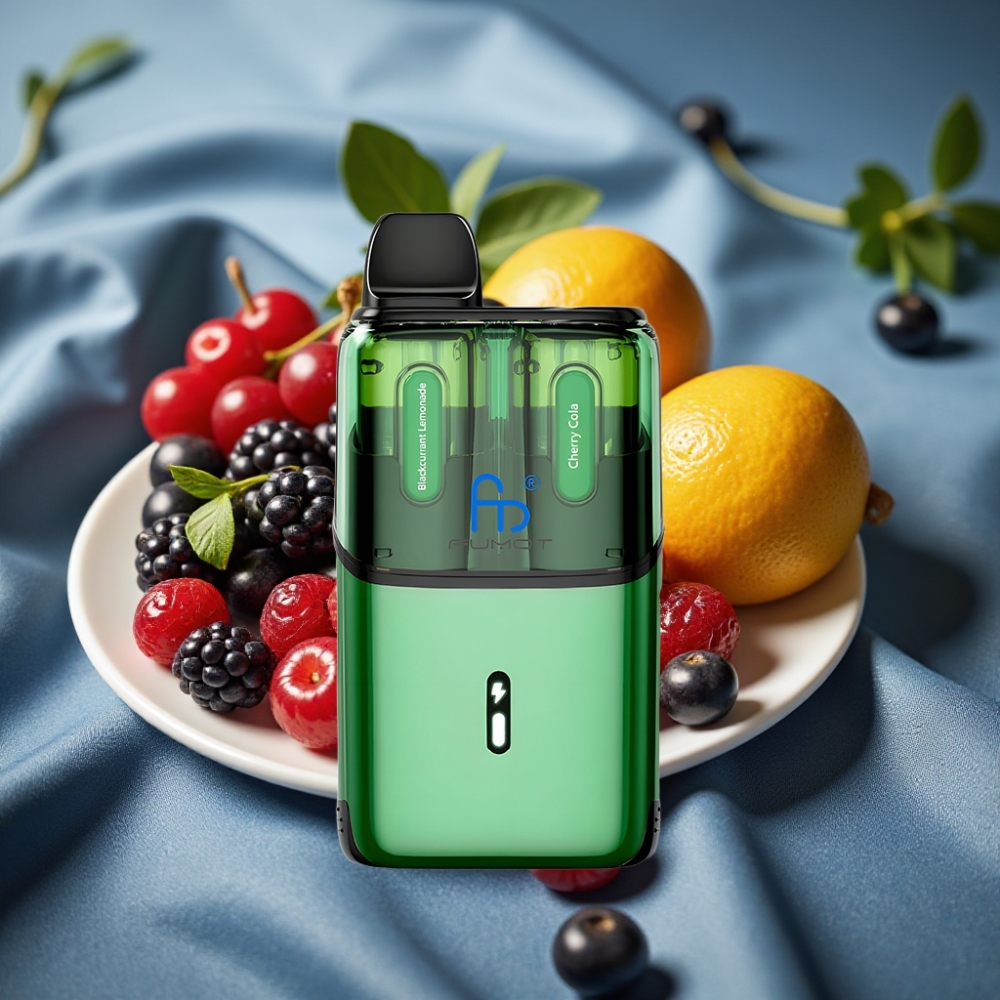 Fumot Ultra T32000 32000 Puff 800mAh 24ml Siyah Frenk Üzümü Limonata - Vişneli Kola