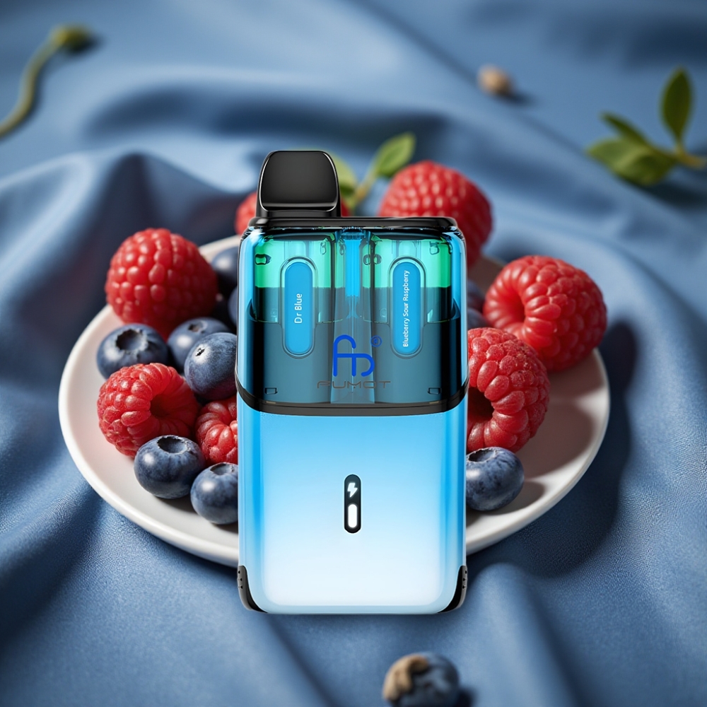 Fumot Ultra T32000 32000 Puff 800mAh Type-C Hızlı Şarj Dr Mavi - Yaban Mersini Ekşi Ahududu