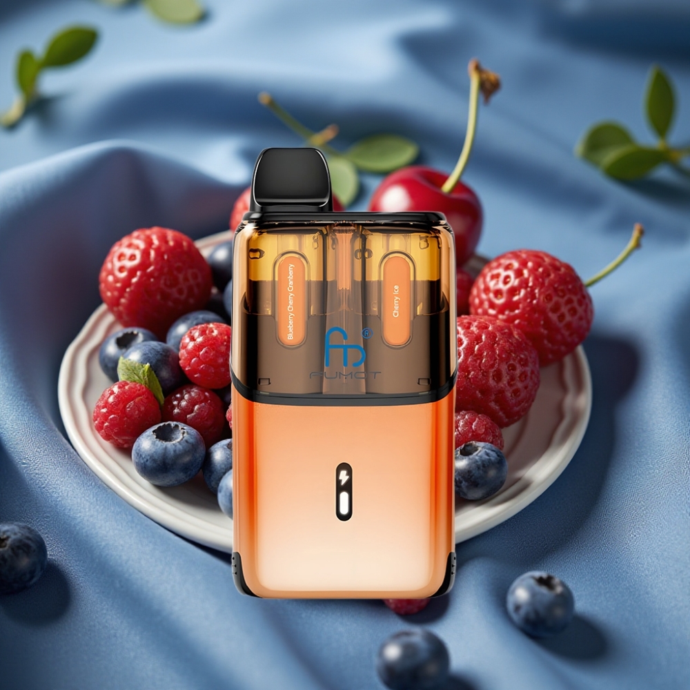 Fumot Ultra T32000 32000 Puff Type-C Şarj 24ml Yaban Mersini Kiraz Cranberry - Kiraz Buz