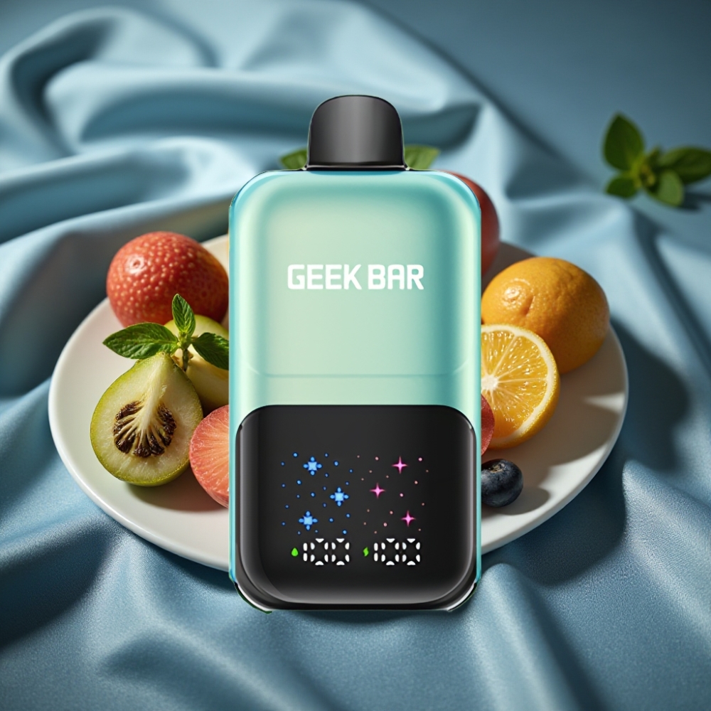 GEEK BAR 2GO 50000 Puff 20ml Seri Interaktif Ekran Soğuk Nane Buz Aromalı