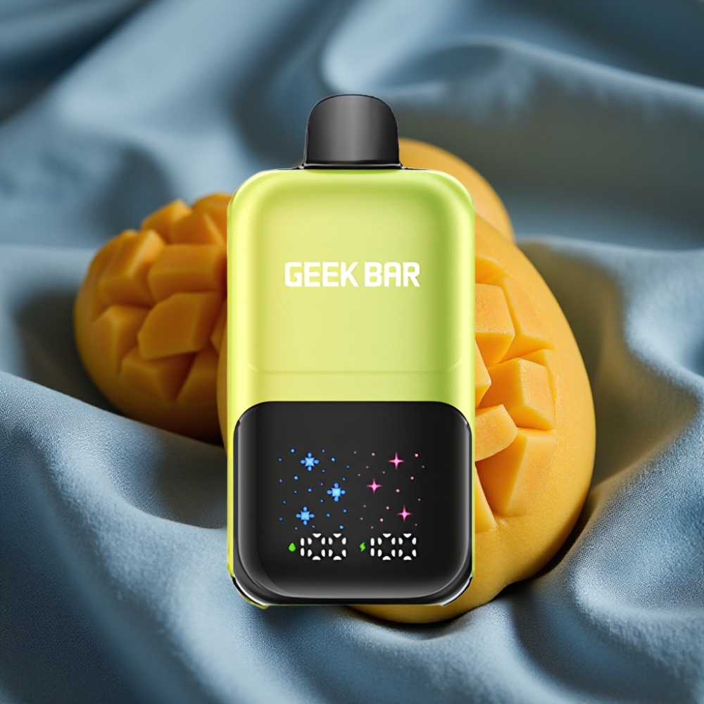 GEEK BAR 2GO Serisi 50000 Puff 20ml Büyük Ekran Ayarlanabilir Lezzet Meksika Mango Buz