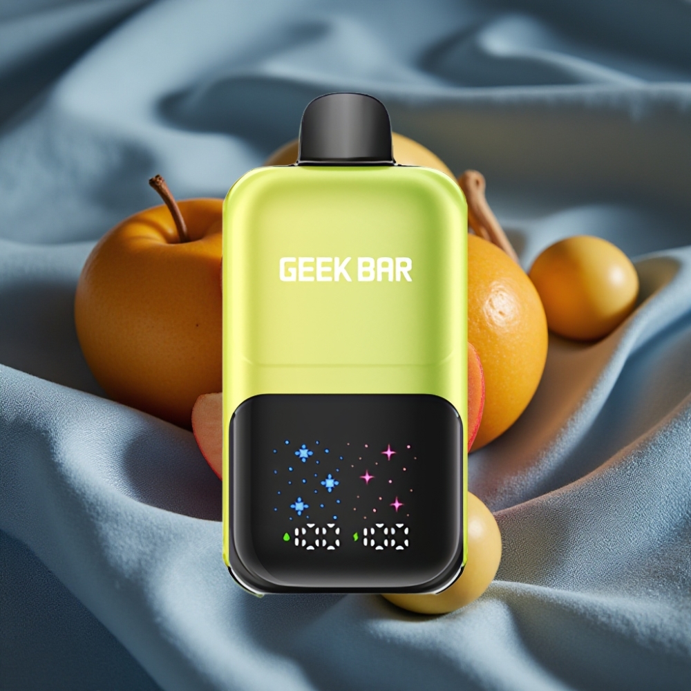 GEEK BAR 2GO Serisi 50000 Puff Ekranlı Ayarlanabilir Lezzet 20ml Ekşi Elma Buz Aromalı