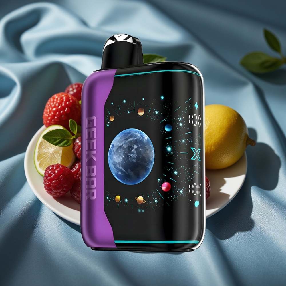 GEEK BAR Platinum Edition 25000 Puff USB-Type C Şarj Çilek Kiraz Limon