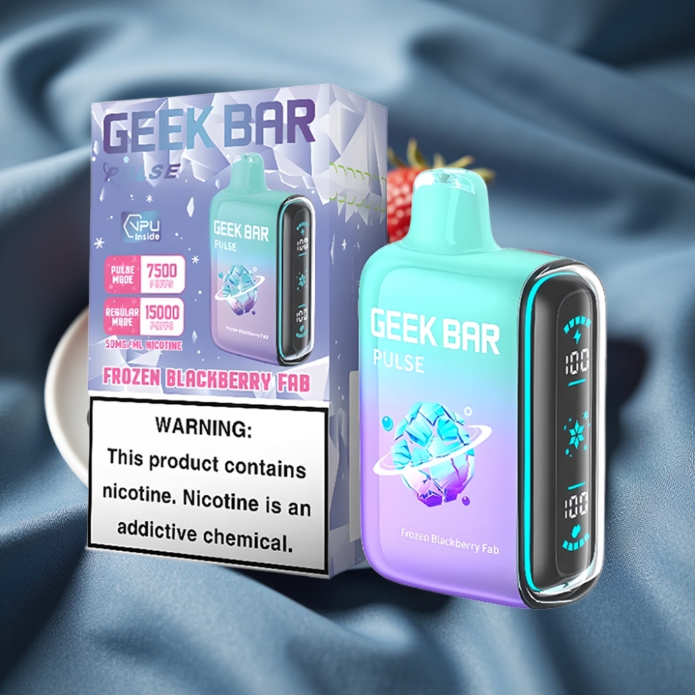 Geek Bar Pulse 15000 Puff 16ML 5% Nikotin Ayarlanabilir Hava Akışı Dondurulmuş Serisi