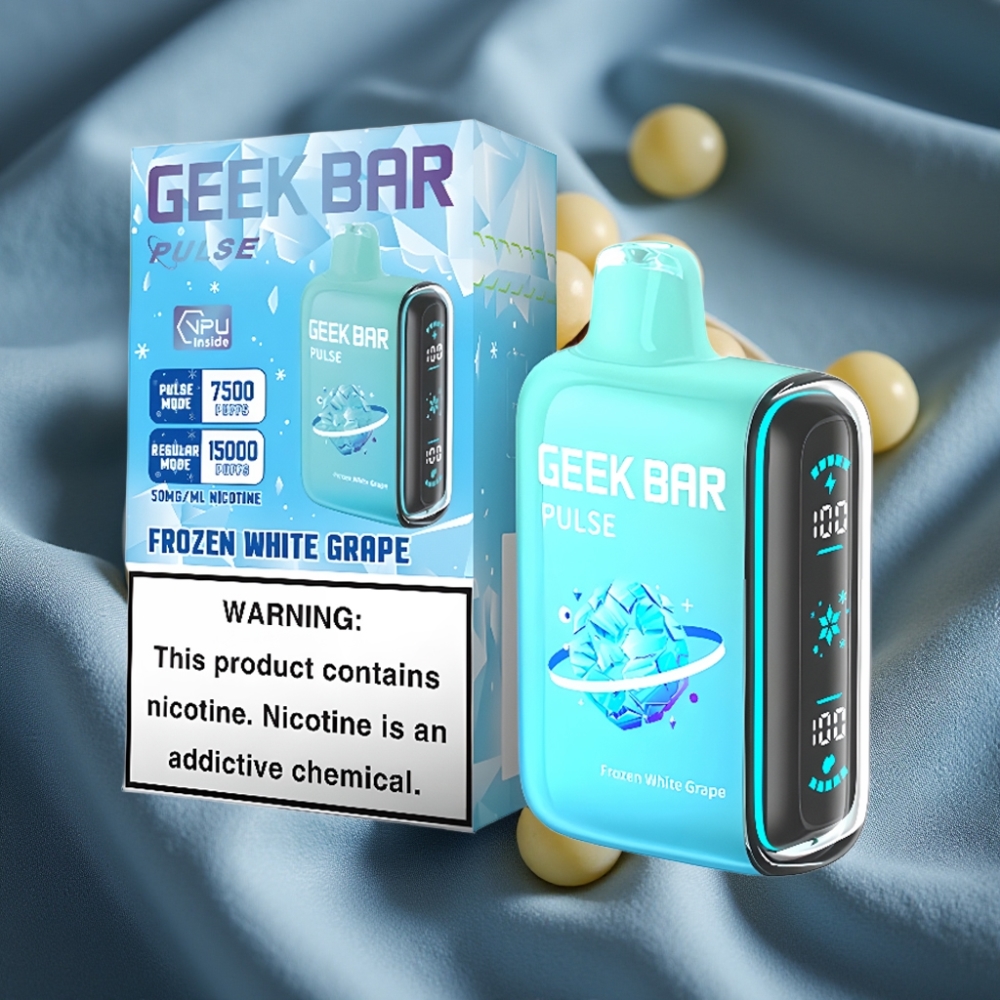 Geek Bar Pulse 15000 Puff 16ML 5% Nikotin Ayarlanabilir Hava Akışı Dondurulmuş Serisi