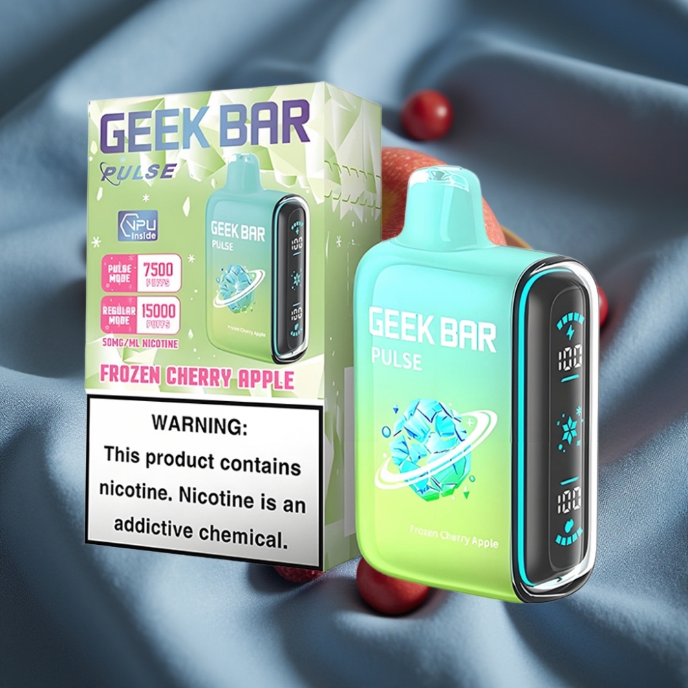 Geek Bar Pulse 15000 Puff 16ML 5% Nikotin Ayarlanabilir Hava Akışı Dondurulmuş Serisi