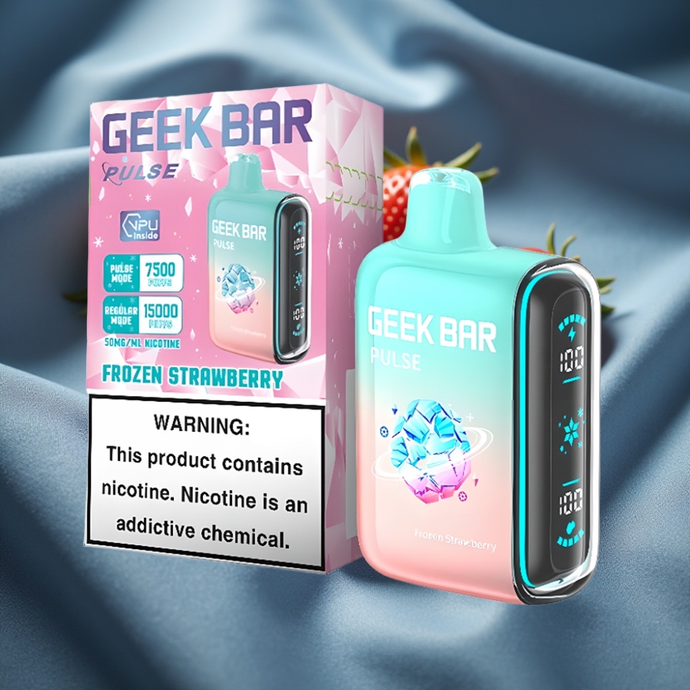 Geek Bar Pulse 15000 Puff 16ML 5% Nikotin Ayarlanabilir Hava Akışı Dondurulmuş Serisi