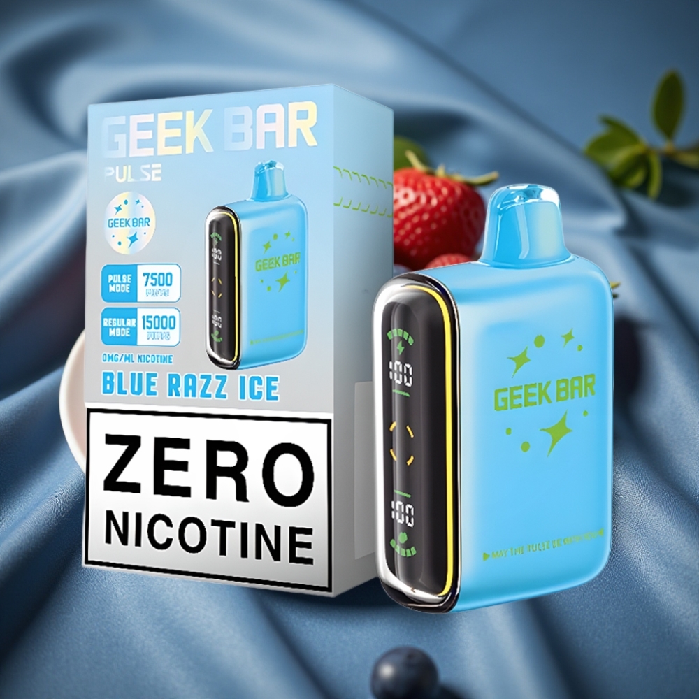 Geek Bar Pulse 15000 Puff 16ML 5% Nikotin Ayarlanabilir Hava Akışı USB Type-C