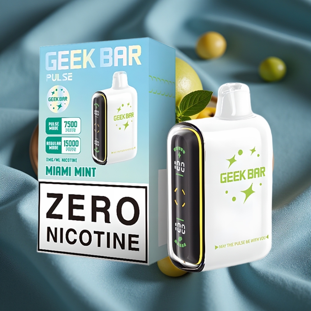 Geek Bar Pulse 15000 Puff 16ML 5% Nikotin Ayarlanabilir Hava Akışı USB Type-C