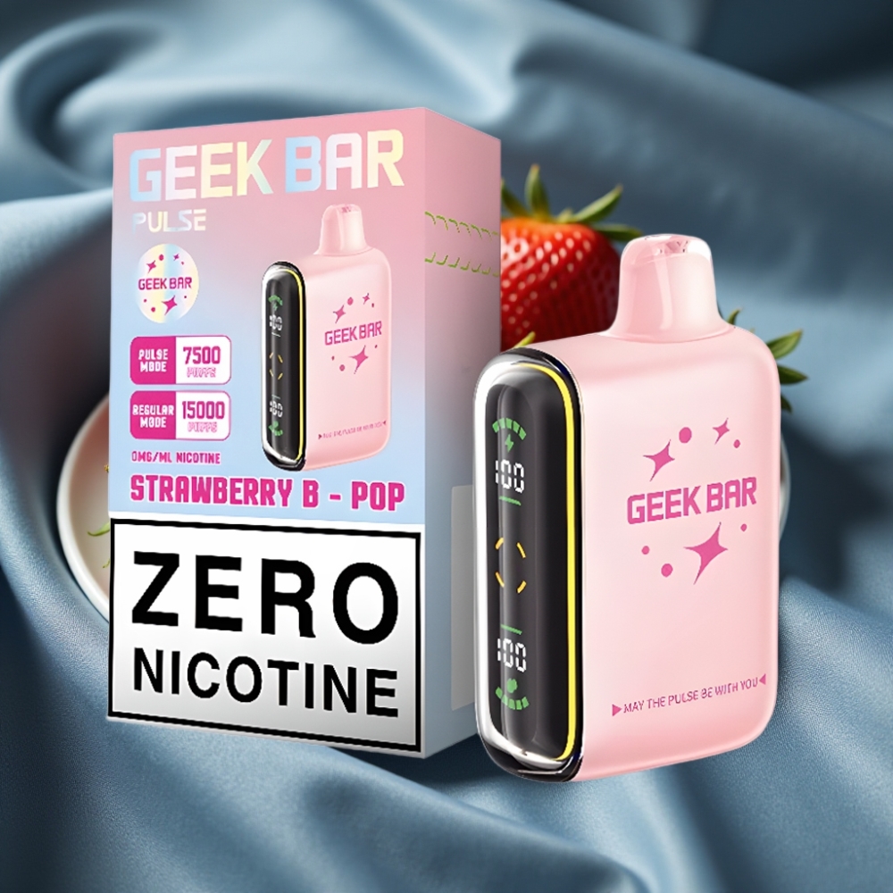 Geek Bar Pulse 15000 Puff 16ML 5% Nikotin Ayarlanabilir Hava Akışı USB Type-C