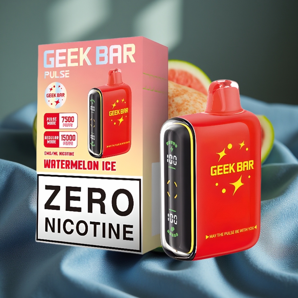 Geek Bar Pulse 15000 Puff 16ML 5% Nikotin Ayarlanabilir Hava Akışı USB Type-C