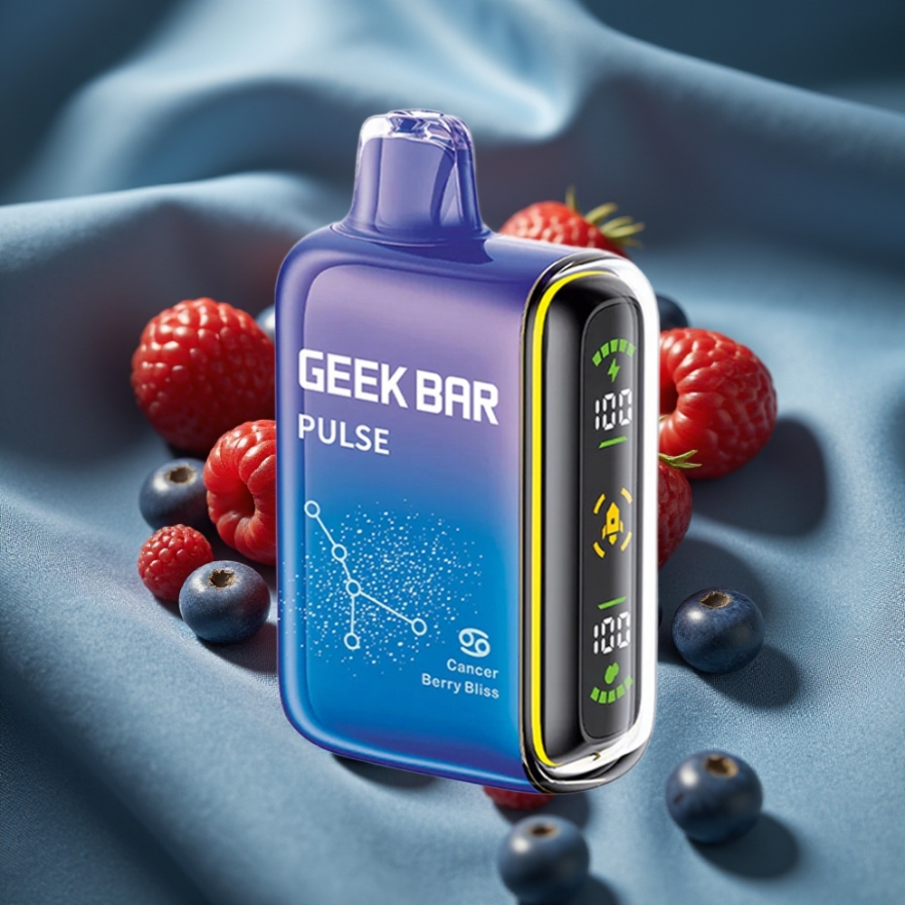 Geek Bar Pulse 15000 Puff 16ML 5% Nikotin Ayarlanabilir Hava Akışı USB Type-C Şarj