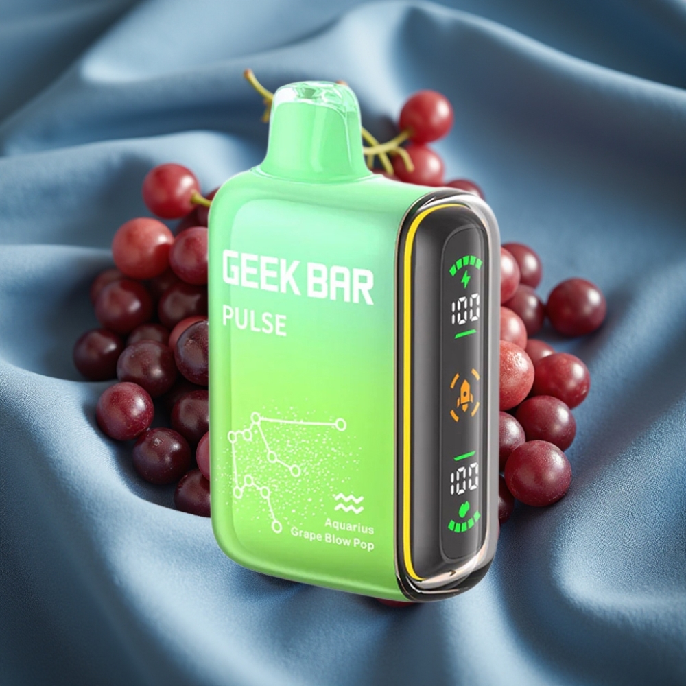 Geek Bar Pulse 15000 Puff 16ML 5% Nikotin Ayarlanabilir Hava Akışı USB Type-C Şarj