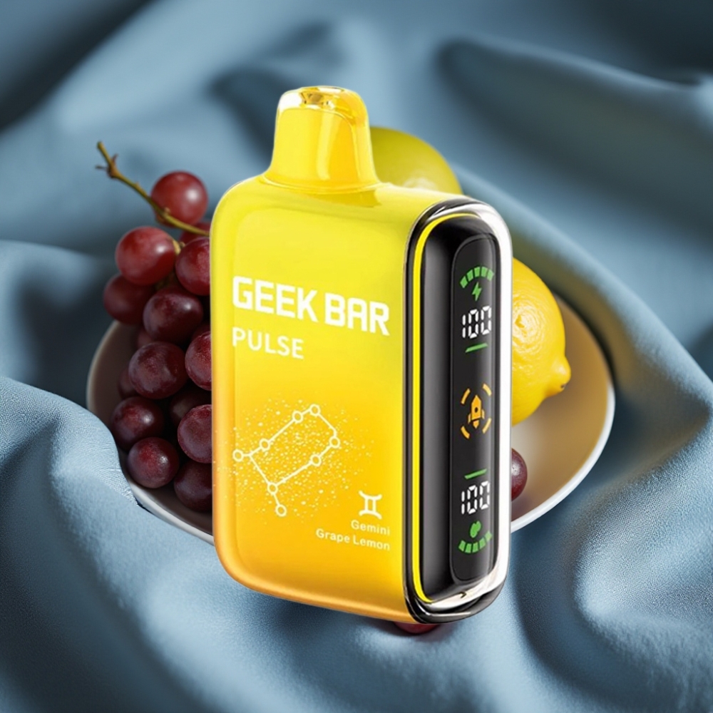 Geek Bar Pulse 15000 Puff 16ML 5% Nikotin Ayarlanabilir Hava Akışı USB Type-C Şarj