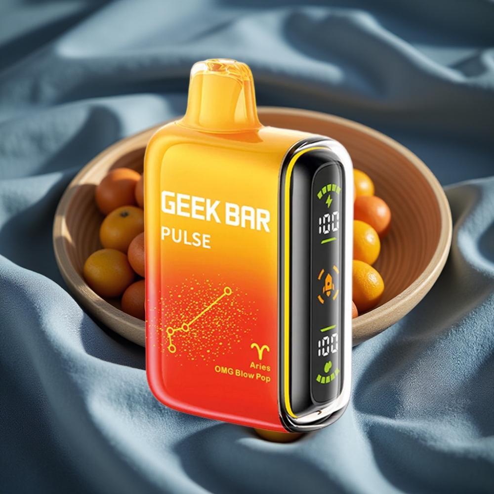 Geek Bar Pulse 15000 Puff 16ML 5% Nikotin Ayarlanabilir Hava Akışı USB Type-C Şarj
