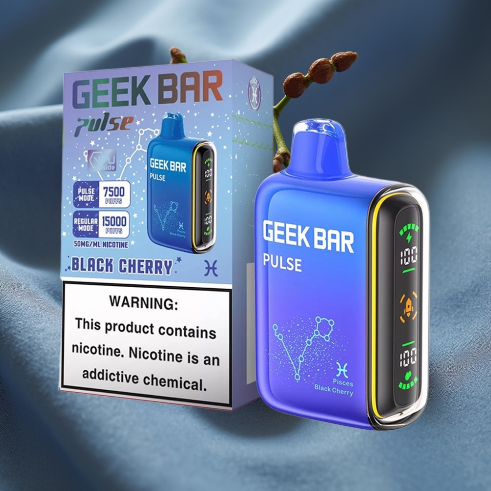 Geek Bar Pulse 15000 Puff 16ML 5% Nikotin Ayarlanabilir Hava Akışı USB Type-C Şarj