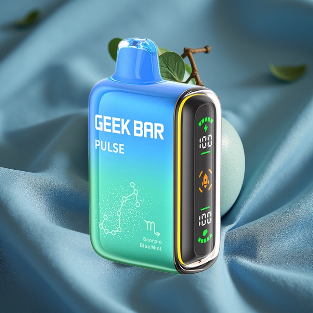 Geek Bar Pulse 15000 Puff 16ML 5% Nikotin Ayarlanabilir Hava Akışı USB Type-C Şarj