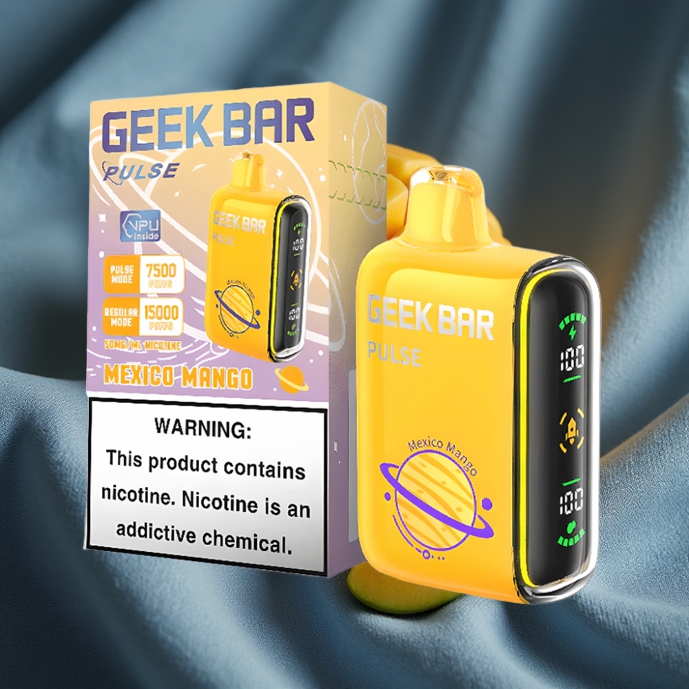 Geek Bar Pulse 15000 Puff 16ML 5% Nikotin USB Type-C Ayarlanabilir Hava Akışı