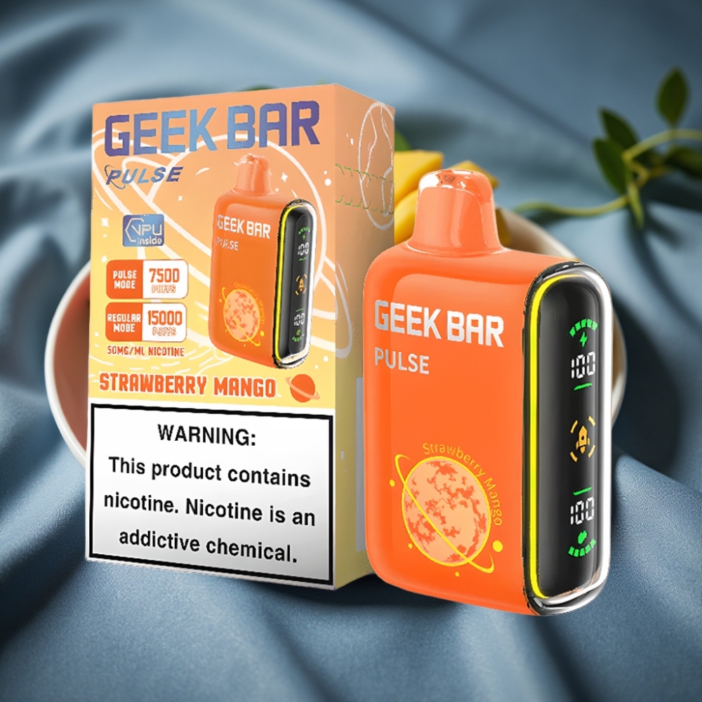 Geek Bar Pulse 15000 Puff 16ML 5% Nikotin USB Type-C Ayarlanabilir Hava Akışı