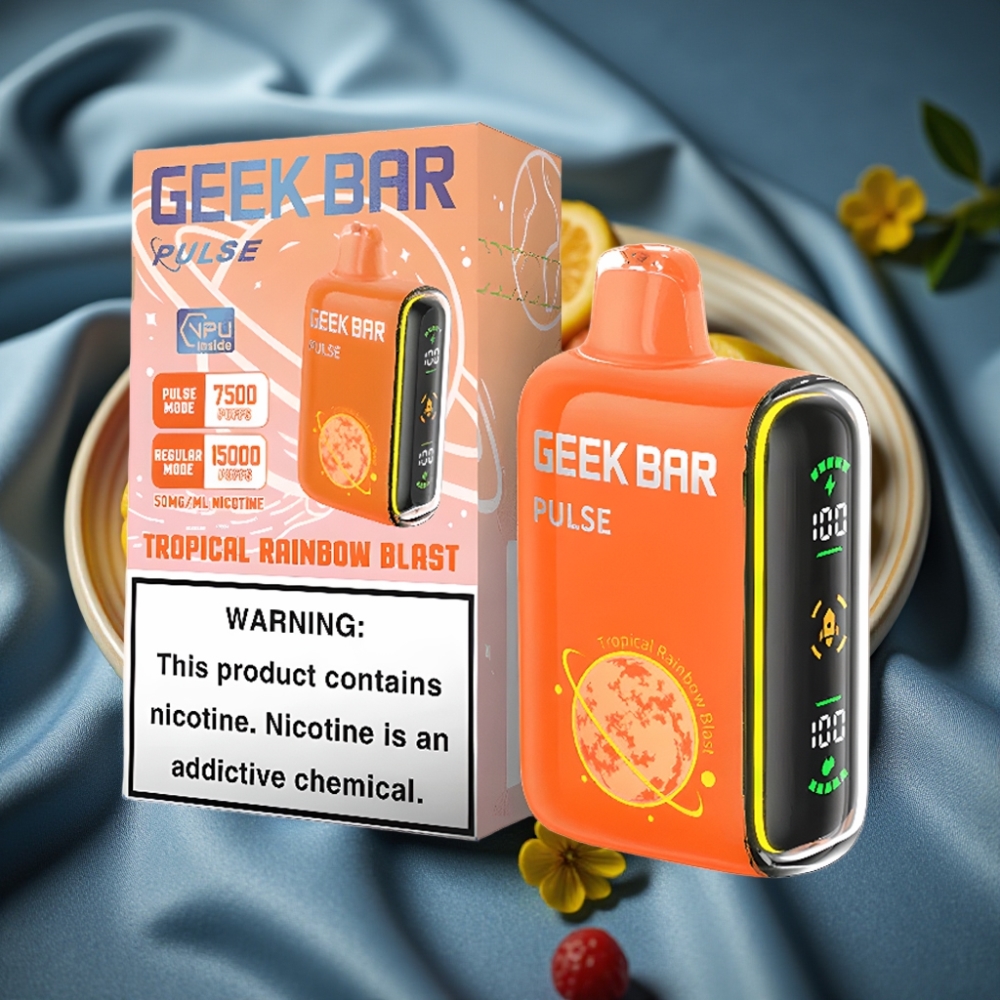 Geek Bar Pulse 15000 Puff 16ML 5% Nikotin USB Type-C Ayarlanabilir Hava Akışı