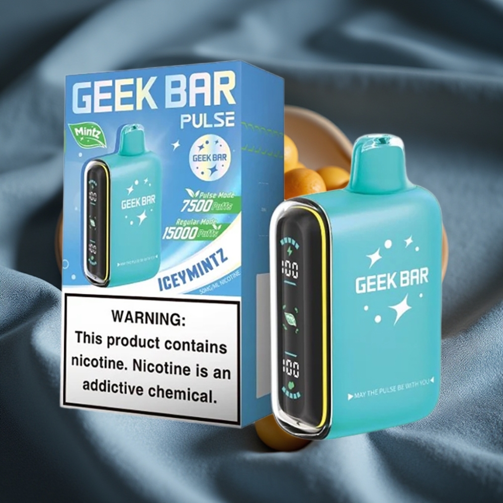 Geek Bar Pulse 15000 Puff Nane Edition 16ML Sıvı Kapasite %5 Nikotin Ayarlanabilir Hava Akışı
