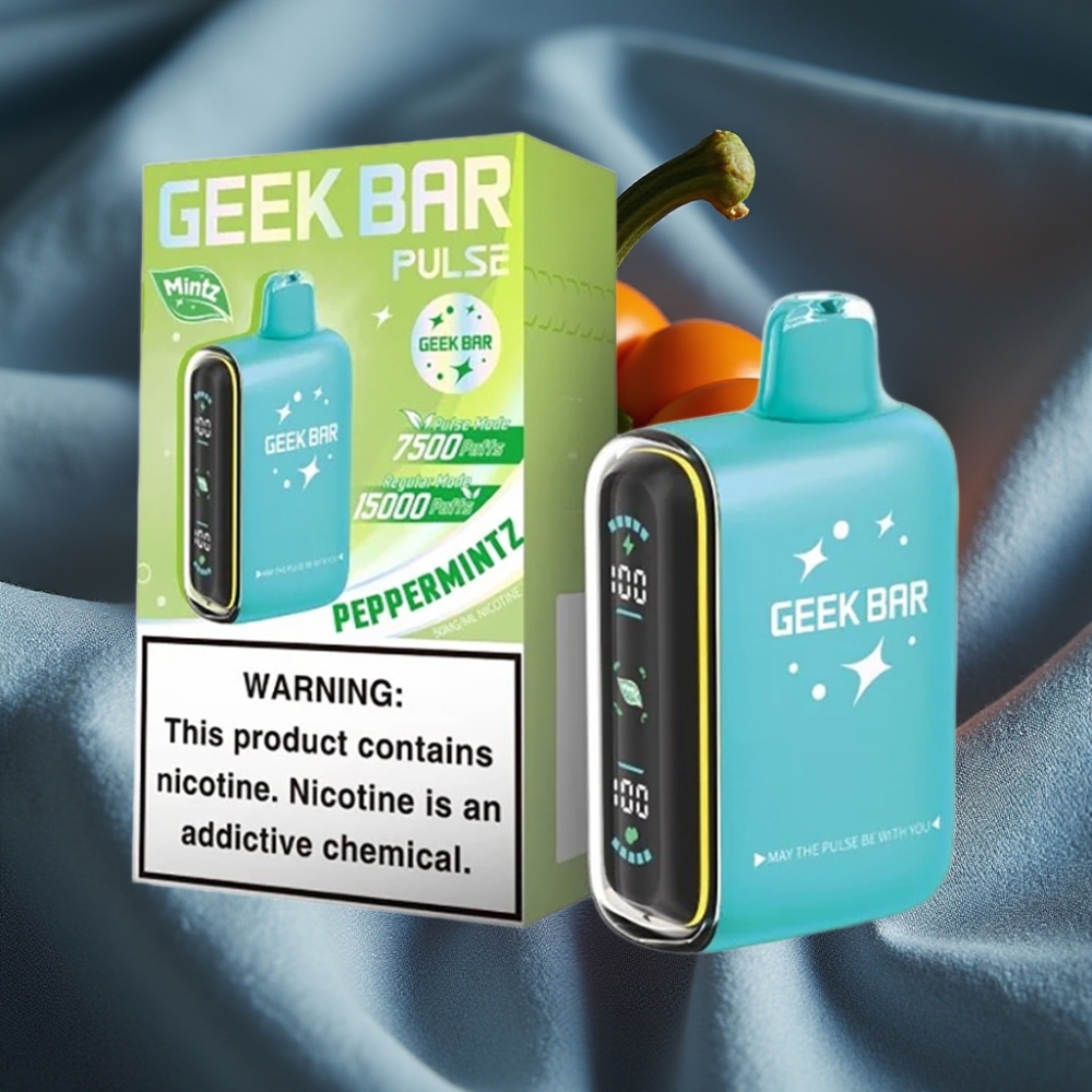 Geek Bar Pulse 15000 Puff Nane Edition 16ML Sıvı Kapasite %5 Nikotin Ayarlanabilir Hava Akışı